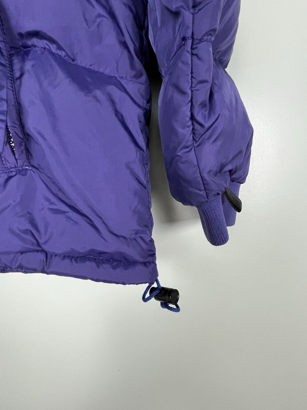 VTG REI Goose Down Puffer Jacket Purple Womens M Bomber Coat Outdoor Warm 90s - Picture 5 of 13